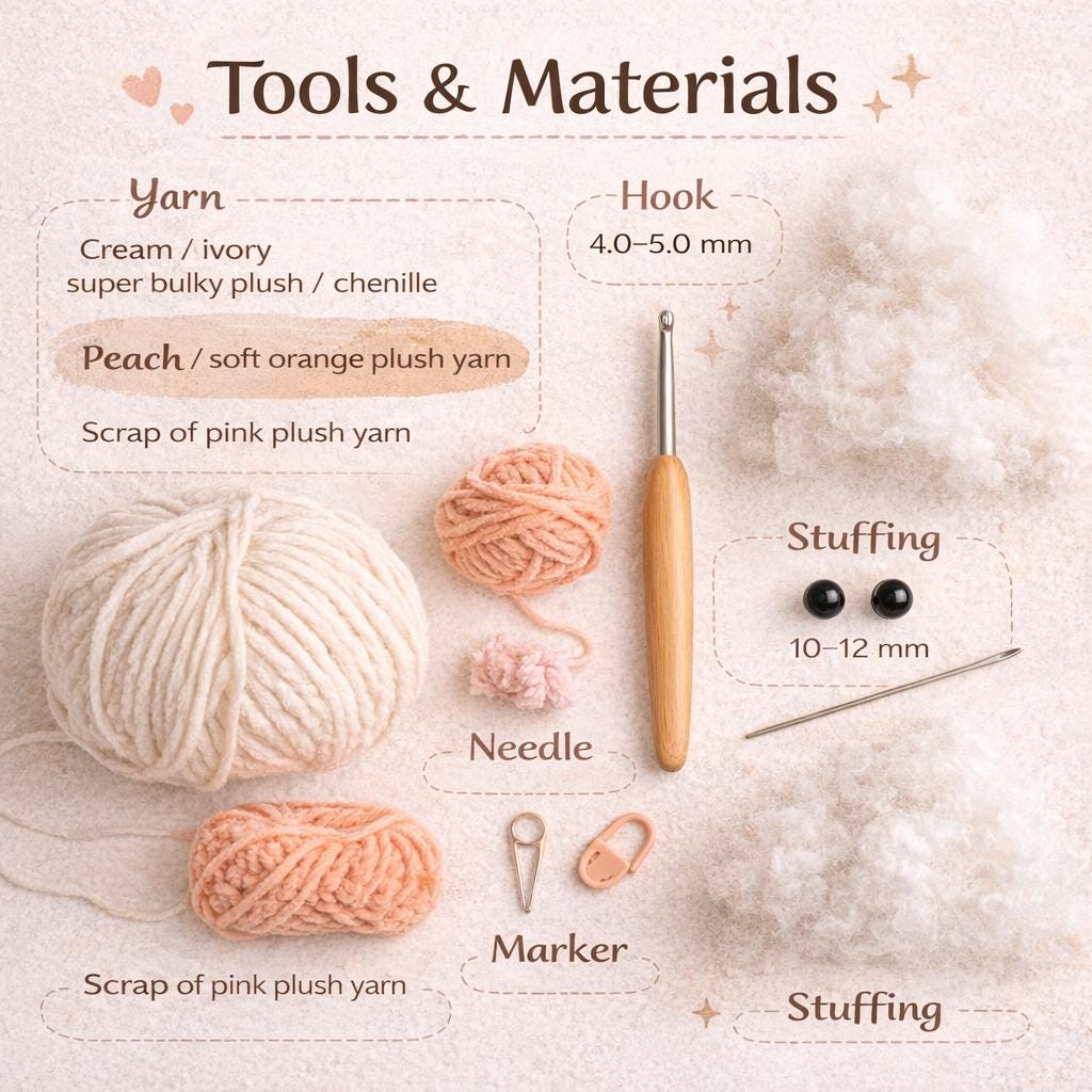 Goose Amigurumi Crochet Pattern PDF, Plush Bird Tutorial, Chenille Toy, Instant Download